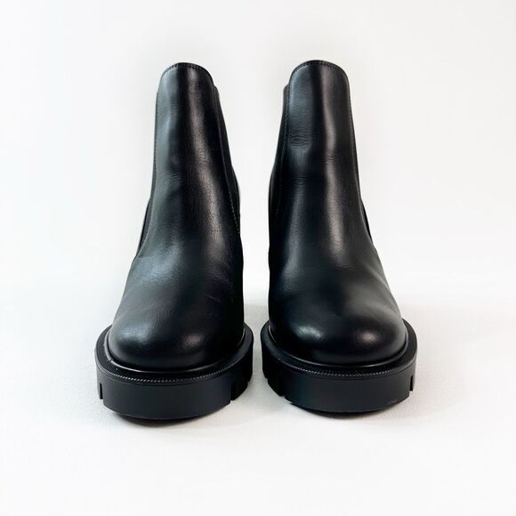 Christian Louboutin NIB Black Ankle Boots with Red Soles - Picture 6 of 16